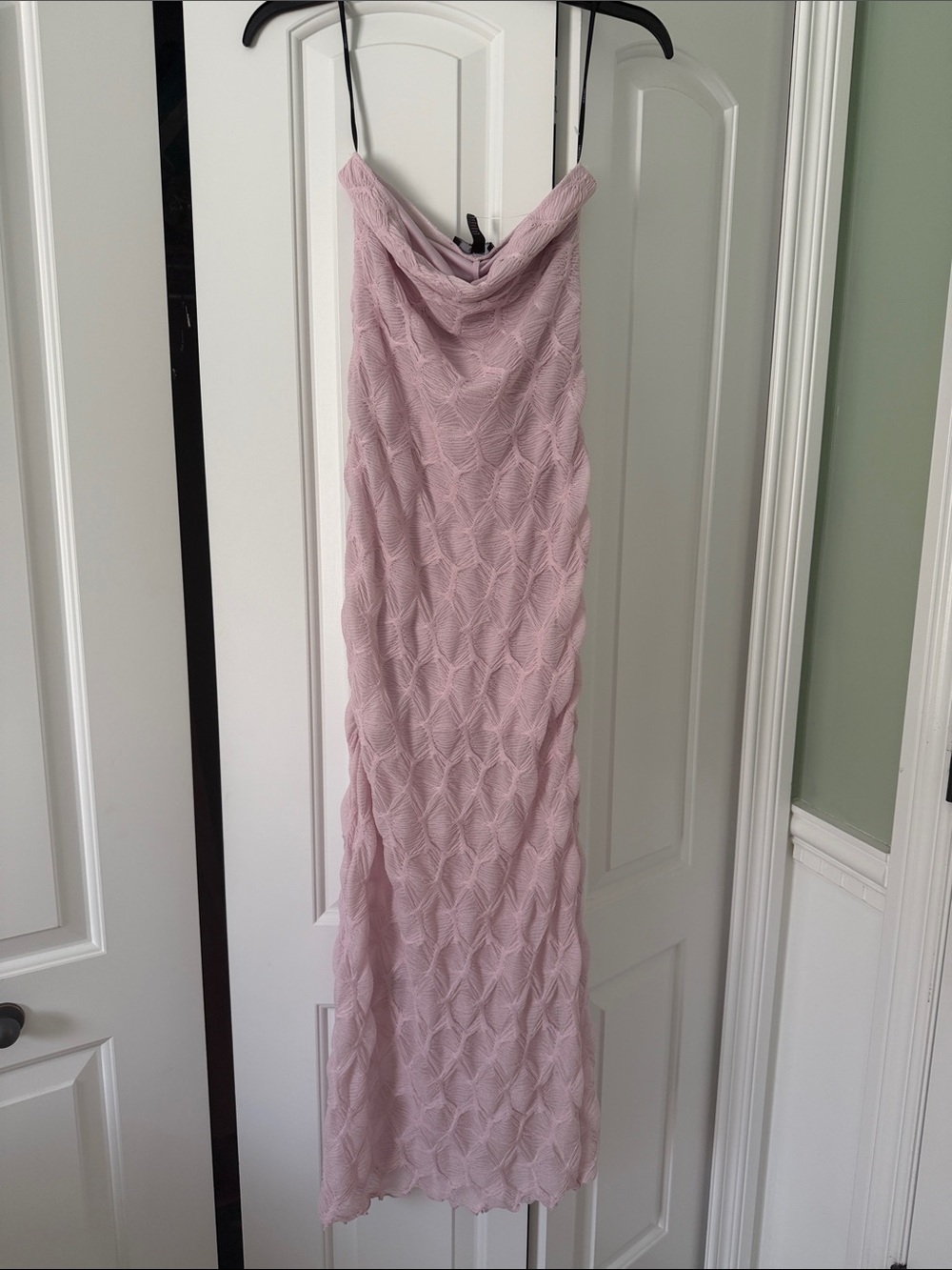 Forever 21 Soft Pink Strapless Tiered Dress